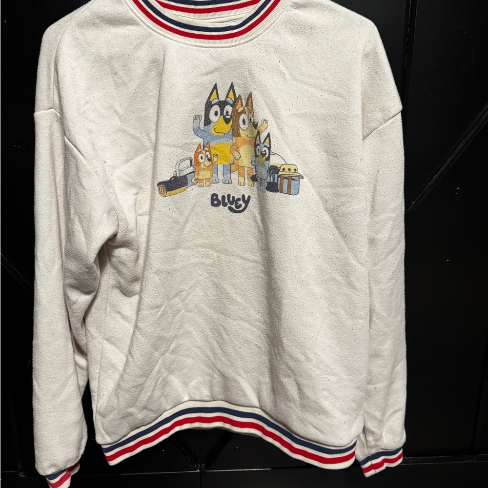 Bluey White Sweatshirt